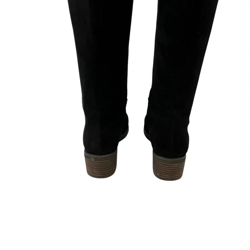 Lucky brand Black genuine, leather suede‎ Over-the-Knee Boots size 9 1/2